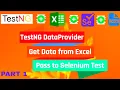 TestNG DataProvider Integrate Excel with DataProvider to run Selenium Test multiple times Java