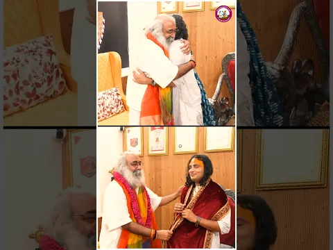 गौरी गोपाल आश्रम में आचार्य प्रमोद कृष्णम् जी महाराज का पावन आगमन 🙏 Aniruddhacharya Ji