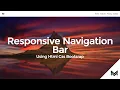 Responsive Navigation Bar Using Html Css Bootstrap Start To End
