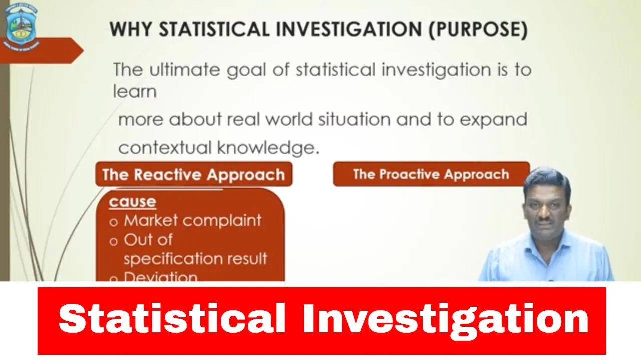 SUBJECT - STATISTICS, TOPIC - Statistical Investigation