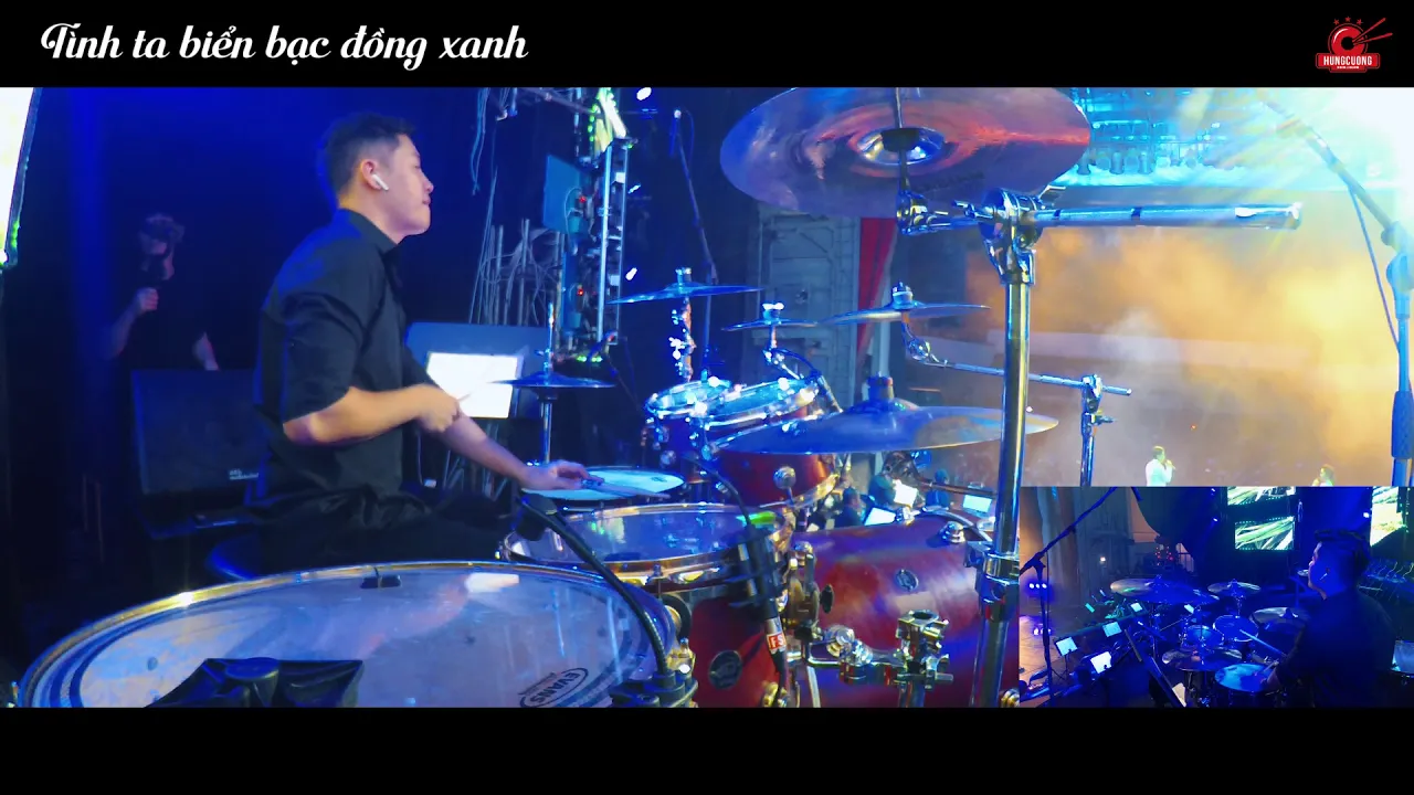 Tình ta biển bạc đồng xanh - Tuấn Anh & Tân Nhàn  (Drum cam Hùng Cường)