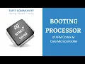 Booting processor of ARM Cortex-M Core Microcontroller