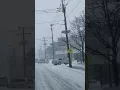 Dia con nieve en trenton nj usa