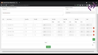 Simple Billing System in PHP MySQL with Source Code - CodeAstro