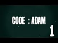 The first message received after crashing CODE ADAM LOG 001