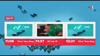 Історія заставок Далі з телеканалу М1 2005 н ч 