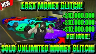 AFTER PATCH EASY SOLO MONEY GLITCH IN GTA ONLINE 10 MILLION PER HOUR UNLIMITED MONEY GLITCH