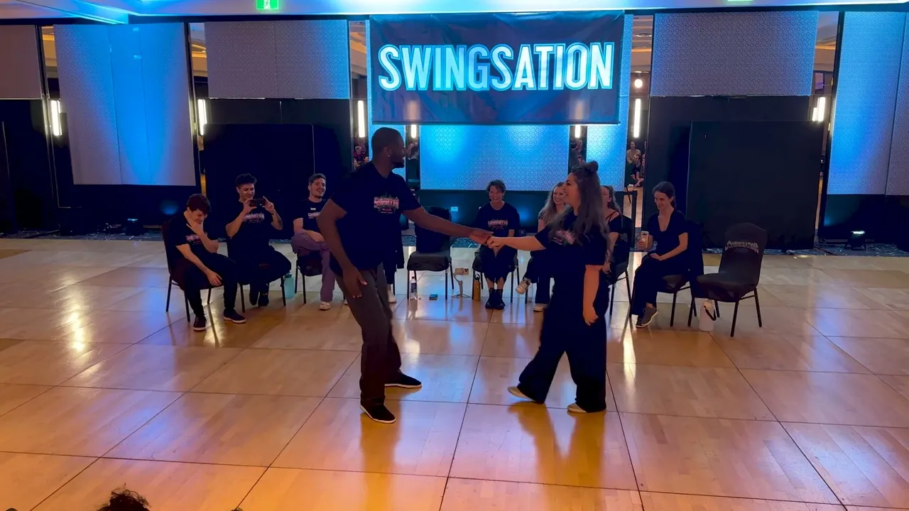 Swingsation 2025 Pro J&J Show - KP Rutland and Ariel Peck