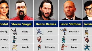 actors with serious martial arts skills in real life