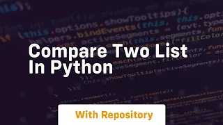 compare two list in python