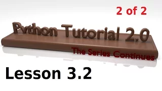 Python Tutorial 2016 Lesson 3 2 - Accumulators with Lists Part 2 of 2