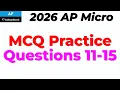 AP Microeconomics MCQ Practice Questions 11-15 5 Questions to Prep for 2026 Exam Think Econ
