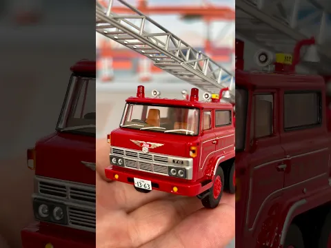 日野TC343 はしご消防車 LV-N24c  職人レビュー：1/64スケールで再現された尾鷲消防署仕様の完成度
