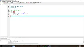 Comments and Escape Sequences in C Language