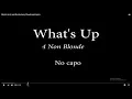 Download Lagu What's Up 4 non Blonde Easy Chords ands