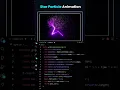 I Built a 3D Star Particle Animation with Three js Web Development Project
