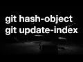 git plumbing Staging a virtual file with hash-object and update-index ls-files zlib-flate restore