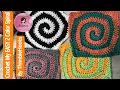Crochet My Easy Fast 2 Color Spiral Make it Round or Make it a Granny