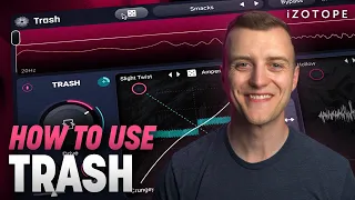 how to use the new izotope trash creative distortion plugin