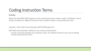 ICD 10 Webinar 1 of 4