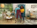 Candace Cameron Bure Faux Leather Pull-On Pant on QVC