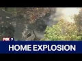 Coon Rapids home explodes leaving man seriously hurt