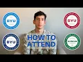How to attend BYU as an international student step by step