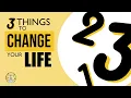 3 Things to Do to Change Your Life Success and Motivational Advice The 100X Show
