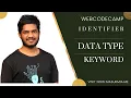 Javascript identifier and Data type with keyword Js A To Z Bangla tutorial