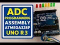 Lab6 TaskB ADC Programming in Assembly for ATmega328P on Arduino Uno R3