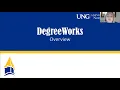 DegreeWorks Overview