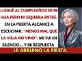 Lagu ＂Menos mal que la vieja no vino, lo escuché en el cumpleaños de mi hija… y la forma en qu