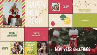 Sleek New Year Greetings Seasonal Graphics Template You Can Download Now