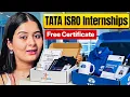 TATA ISRO Offering FREE Internship 2026 Apply Before It s Gone