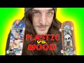 PLASTIC Tech Deck VS WOOD Tech Deck