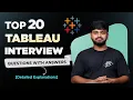 Top 20 Tableau Interview Questions 2026 Tableau Interview Questions Answers Intellipaat
