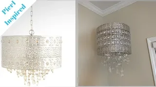 pier1 inspired diy bohemian crystal chandelier decorating ideas