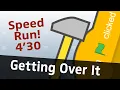 Speed Run with Outtakes Getting Over It 4 minutes 30 seconds