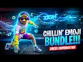 TOP 40 BEST DRESS COMBINATION FOR CHILLIN EMOJI BUNDLE FREE FIRE