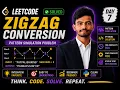 Zigzag Conversion Explained LeetCode Day 7 Python DSA