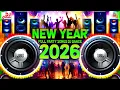 Lagu Happy New Year Party DJ Song 2026 | New Year Competition High Quality DJ Bass☠️Bass Booster Mix 2026