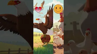 أسطورة النسر والدجاجة نسر دجاجة حلم حرية قوة 