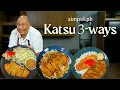 Download Lagu Katsu 3-Ways | Tonkatsu, Katsu Curry, and Katsudon Easy Recipes by Chef Tatung