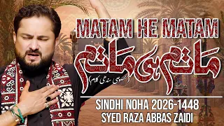 Matam He Matam | Syed Raza Abbas Zaidi | Nohay 2026 | Muharram 1448 | Sindhi Noha 2026