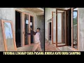 Lagu Cara pasang jendela kayu buka samping