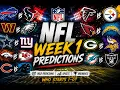 NFL WEEK 1 PREDICTIONS BOLD PICKS UPSETS