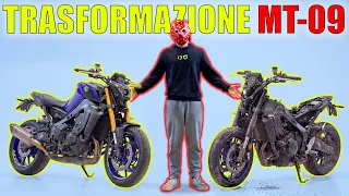 TRASFORMO UNA MT-09 INCIDENTATA PT.2