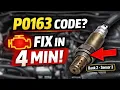 Nissan P0163 Code Explained Fixed FAST O2 Sensor DIY Fix