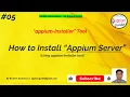 appium installer - 5