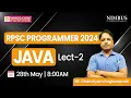 RPSC Programmer 2024 JAVA Lect-02 RPSC Programmer Classes RPSC Programmer Vacancy 2024